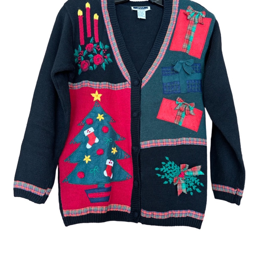 Vintage Ugly Christmas Cardigan Sweater